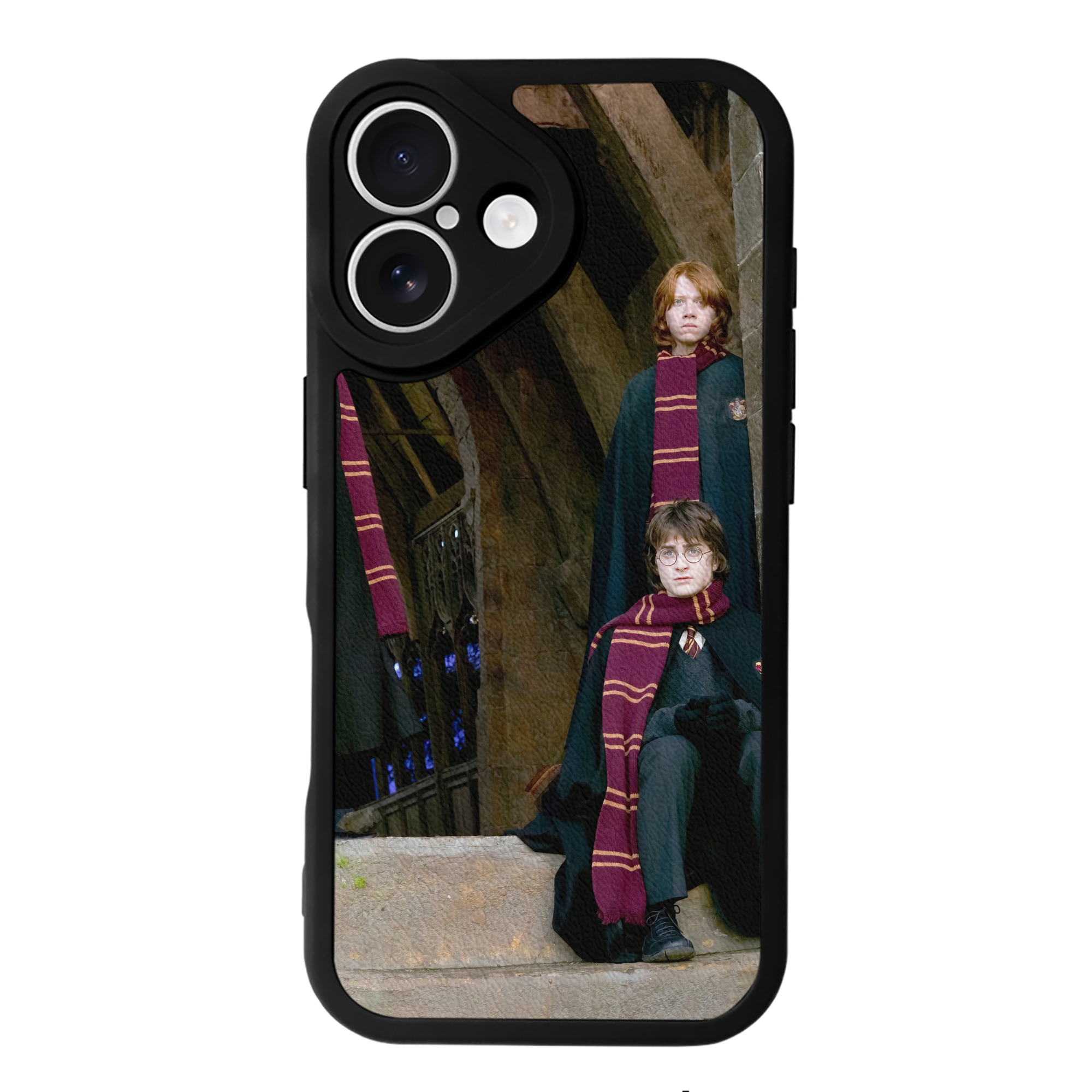 （画像用） Harry Potter ハリー・ポッターシリーズ 【iPhone 16シリーズ対応】シリコンスマホケース（レザー調） 材質：シリコン